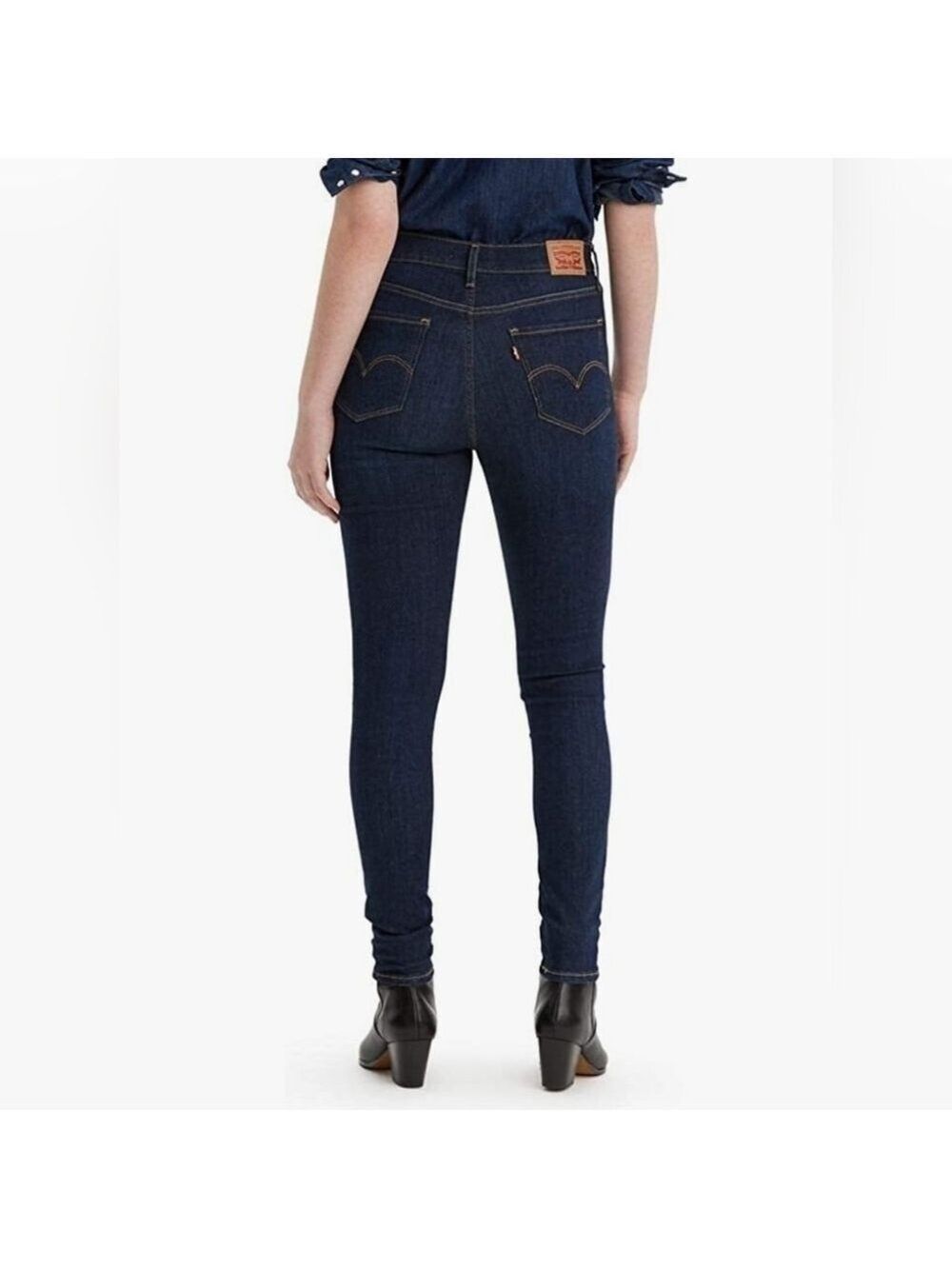 LEVI'S Womens 720 High Rise Super Skinny Jeans Indigo Daze 29W X 30L